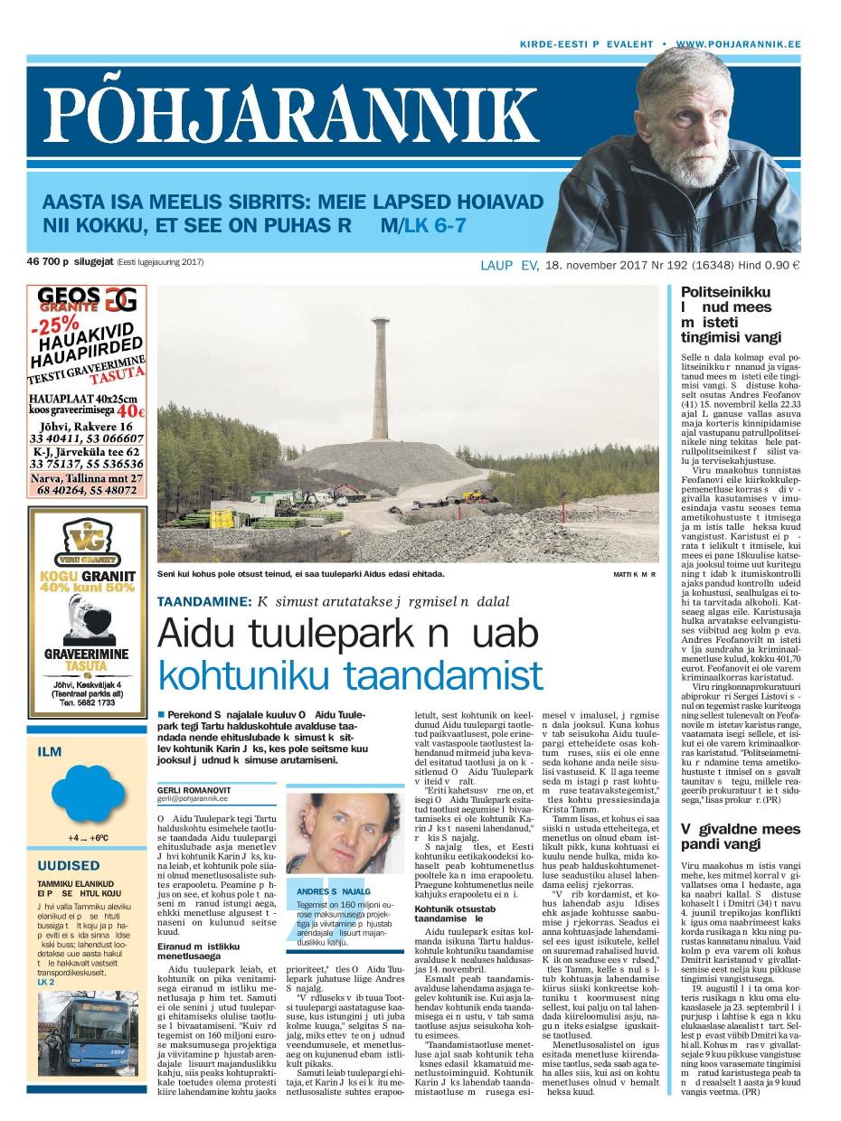 Põhjarannik eraisikule